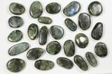 Lot: Polished Labradorite Pebbles - kg ( lbs) #90546-2
